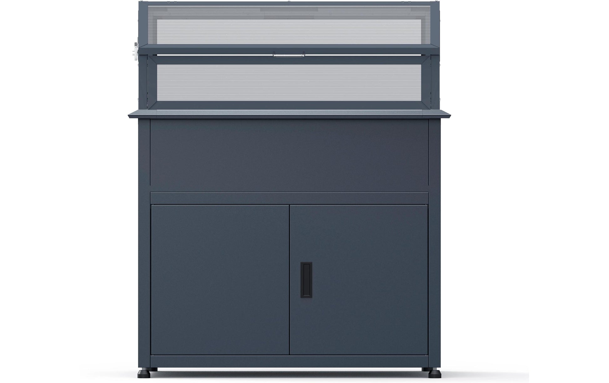Westmann Hochbeet 170 l – Kunststoff/Stahl – Anthrazit – 1000 × 1200 × 500 mm