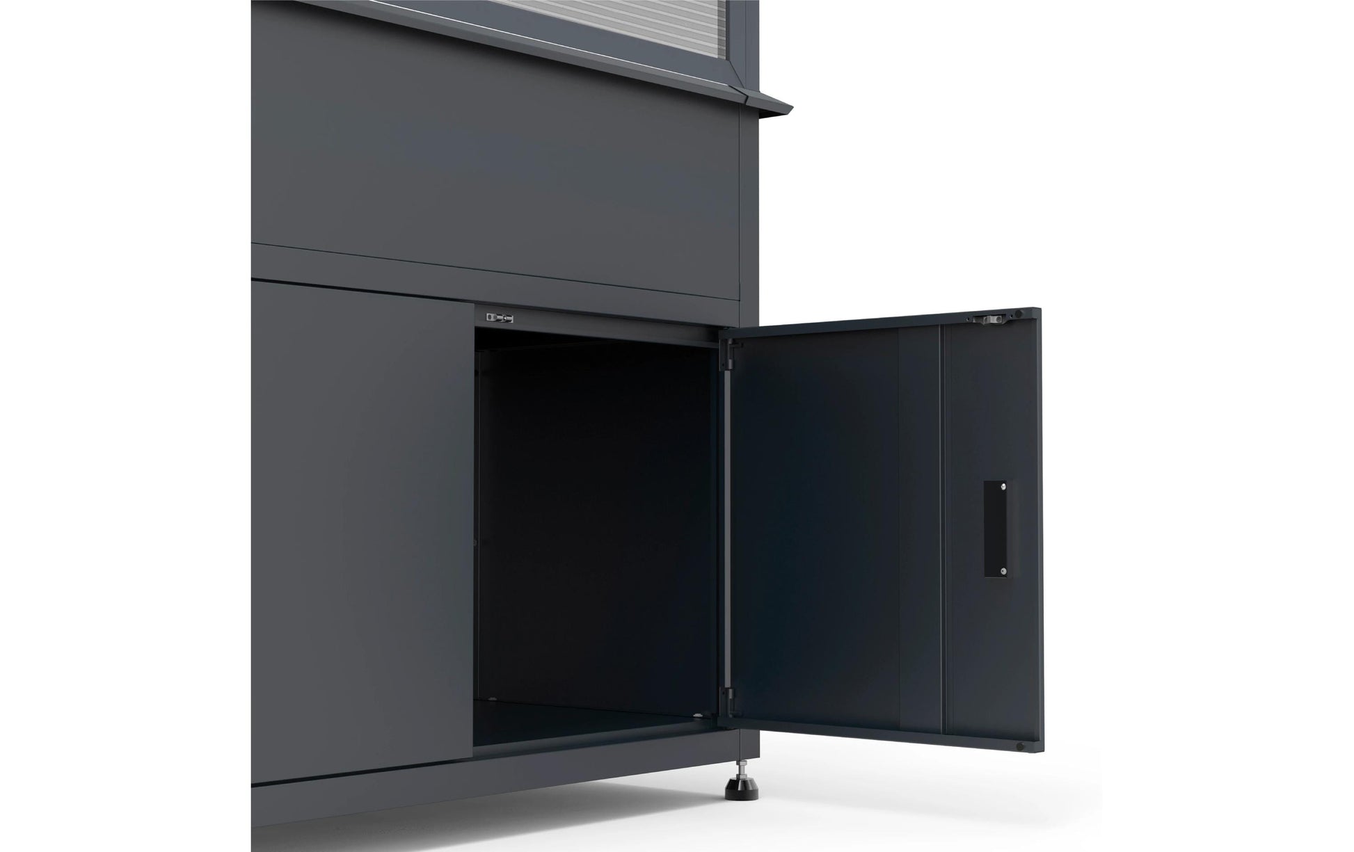 Westmann Hochbeet 170 l – Kunststoff/Stahl – Anthrazit – 1000 × 1200 × 500 mm