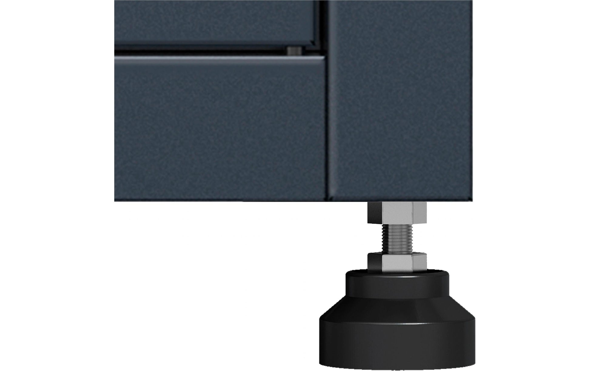 Westmann Hochbeet 170 l – Kunststoff/Stahl – Anthrazit – 1000 × 1200 × 500 mm