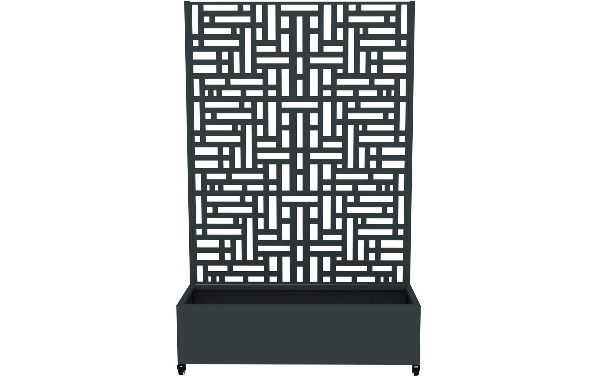 Westmann Dekora 3 Pflanzkasten – 120 × 42,5 × 187 cm – Stahl, Anthrazit