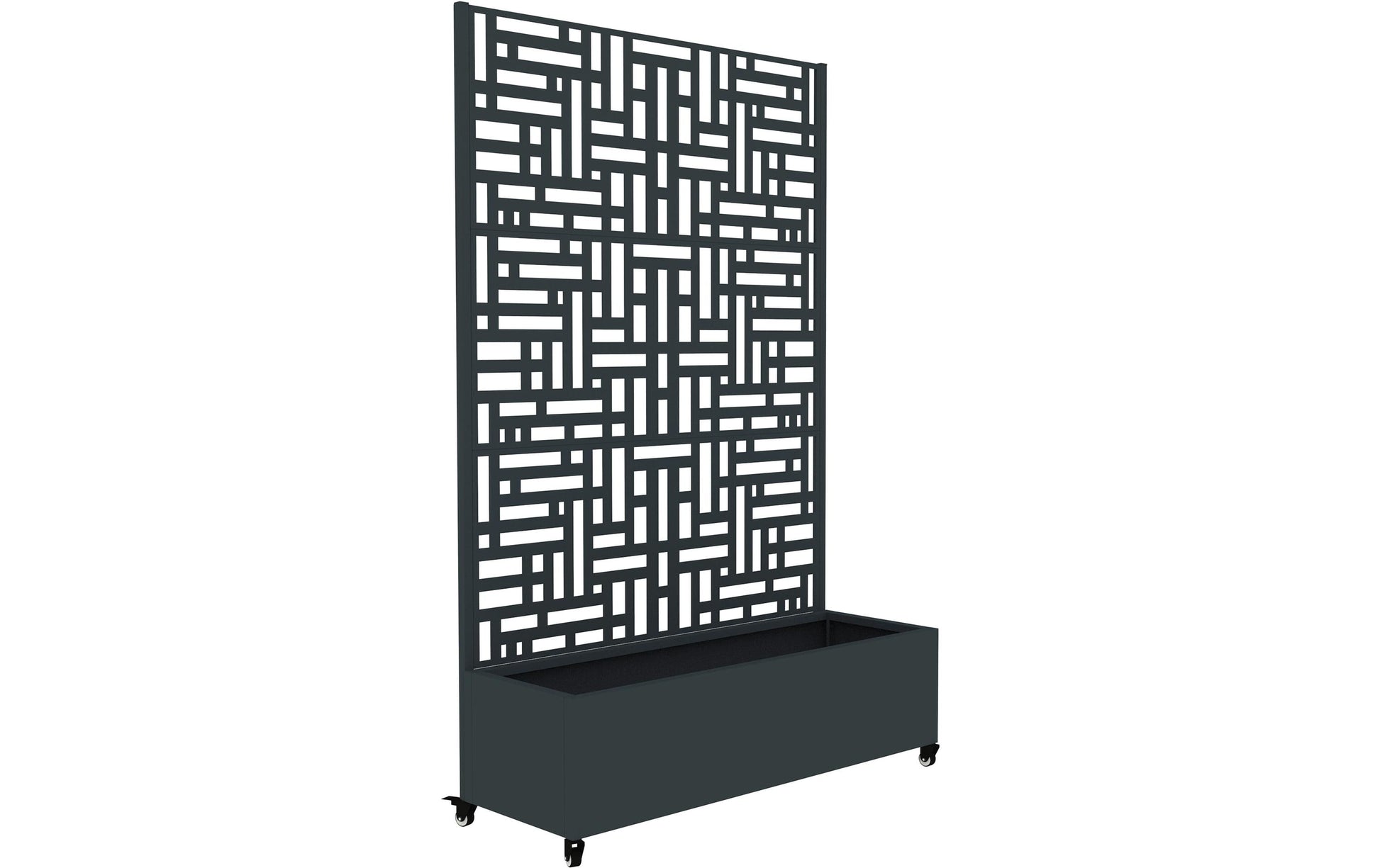 Westmann Dekora 3 Pflanzkasten – 120 × 42,5 × 187 cm – Stahl, Anthrazit
