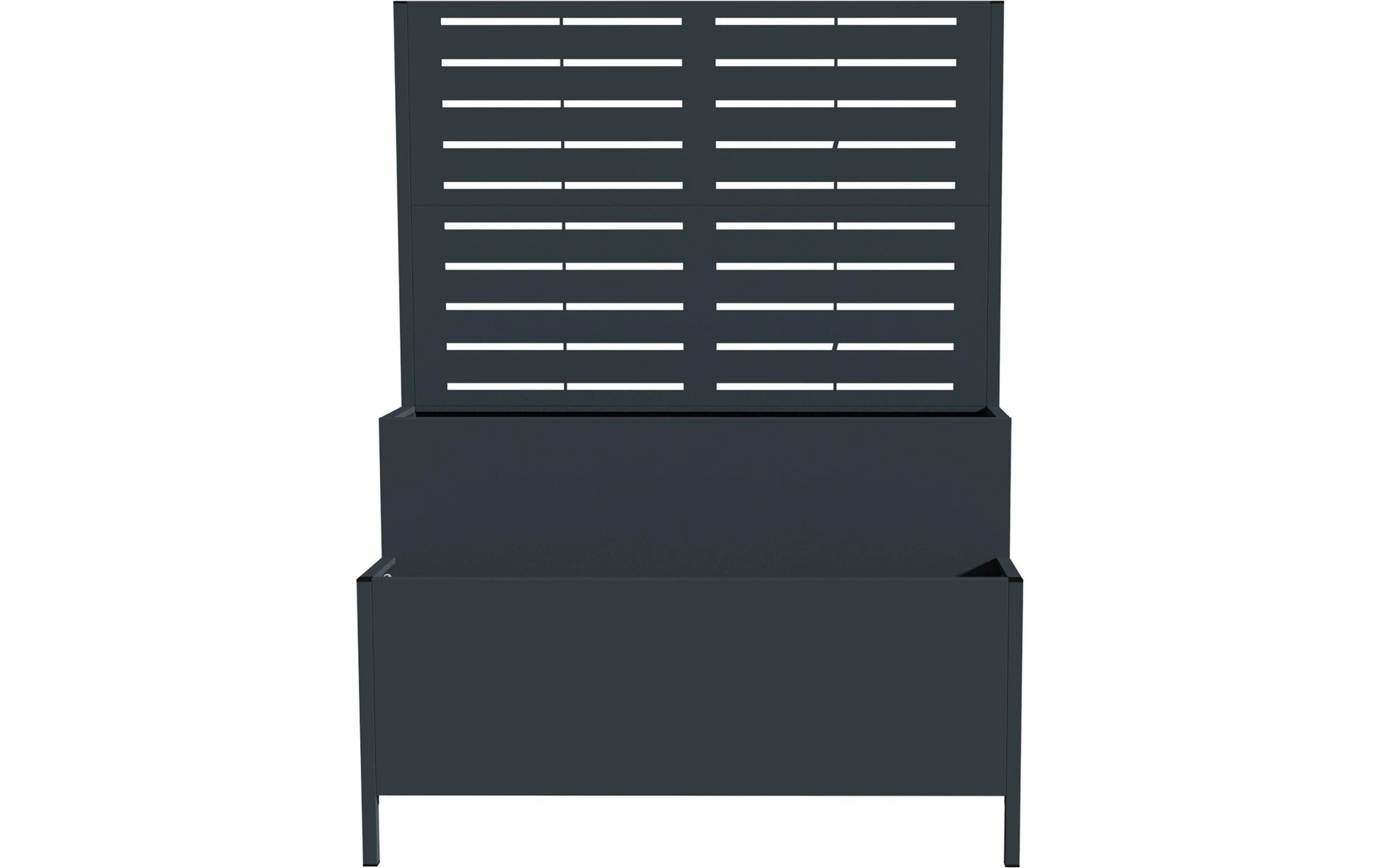 Westmann Pflanzkasten – 90 × 120 × 40 cm – Stahl, Anthrazit