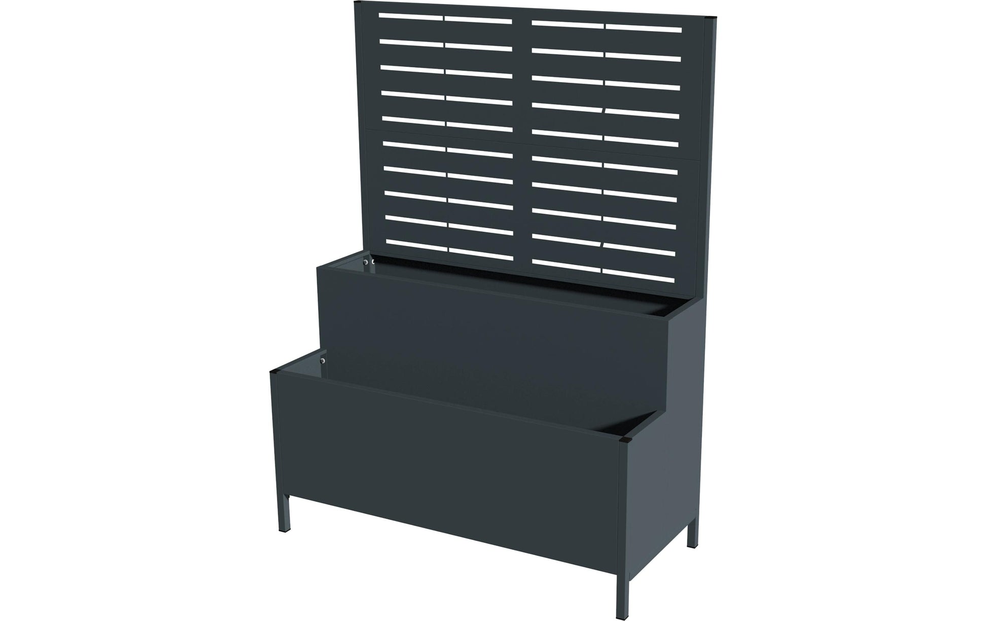 Westmann Pflanzkasten – 90 × 120 × 40 cm – Stahl, Anthrazit