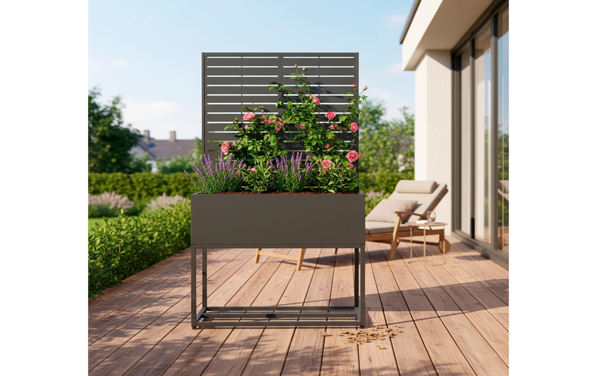 Westmann Dekora 4 Aufbewahrungsbox 108 l – Stahl – Anthrazit – 900 × 1740 × 425 mm