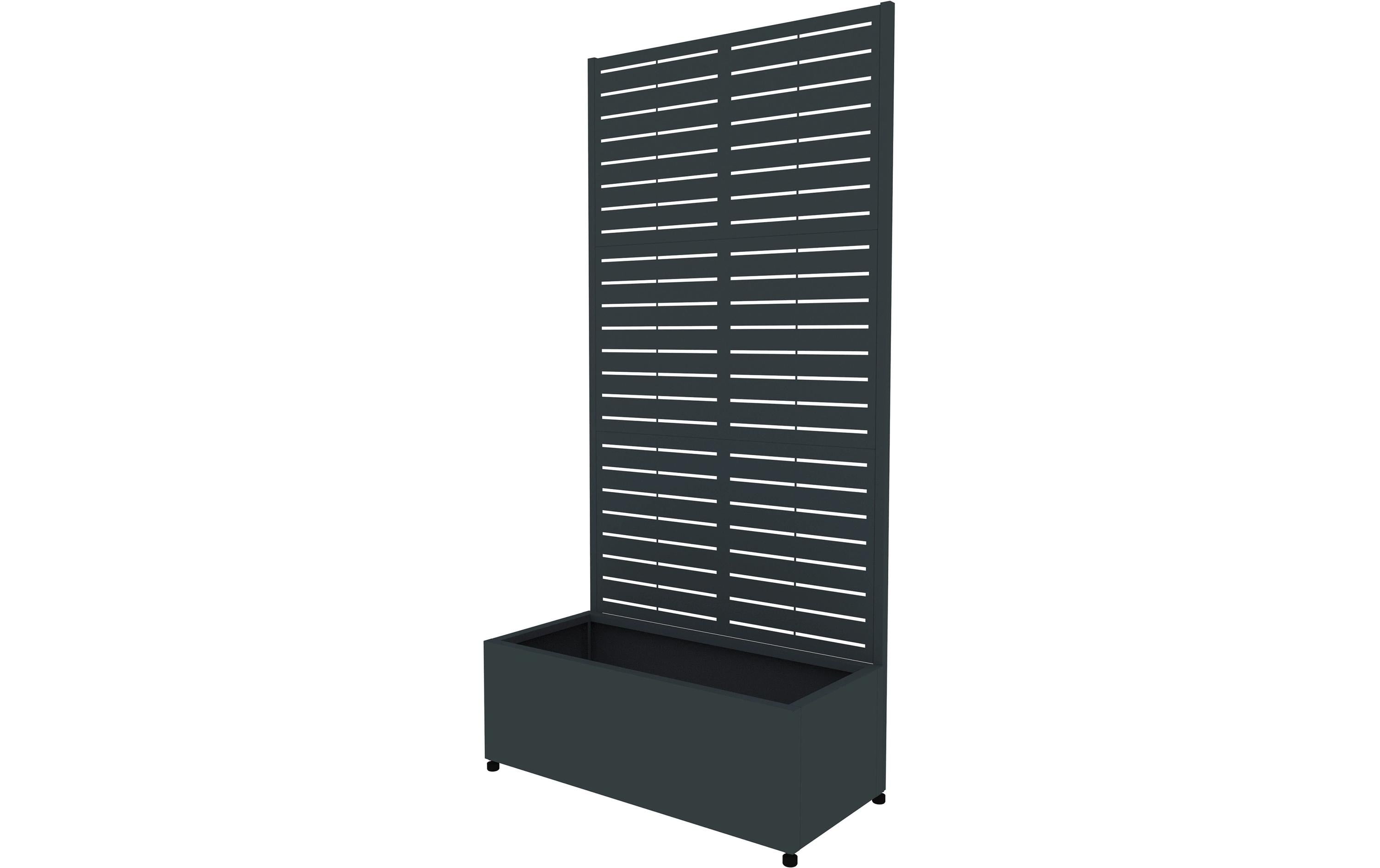 Westmann Pflanzkasten – 90 × 184 × 42,5 cm – Stahl, Anthrazit