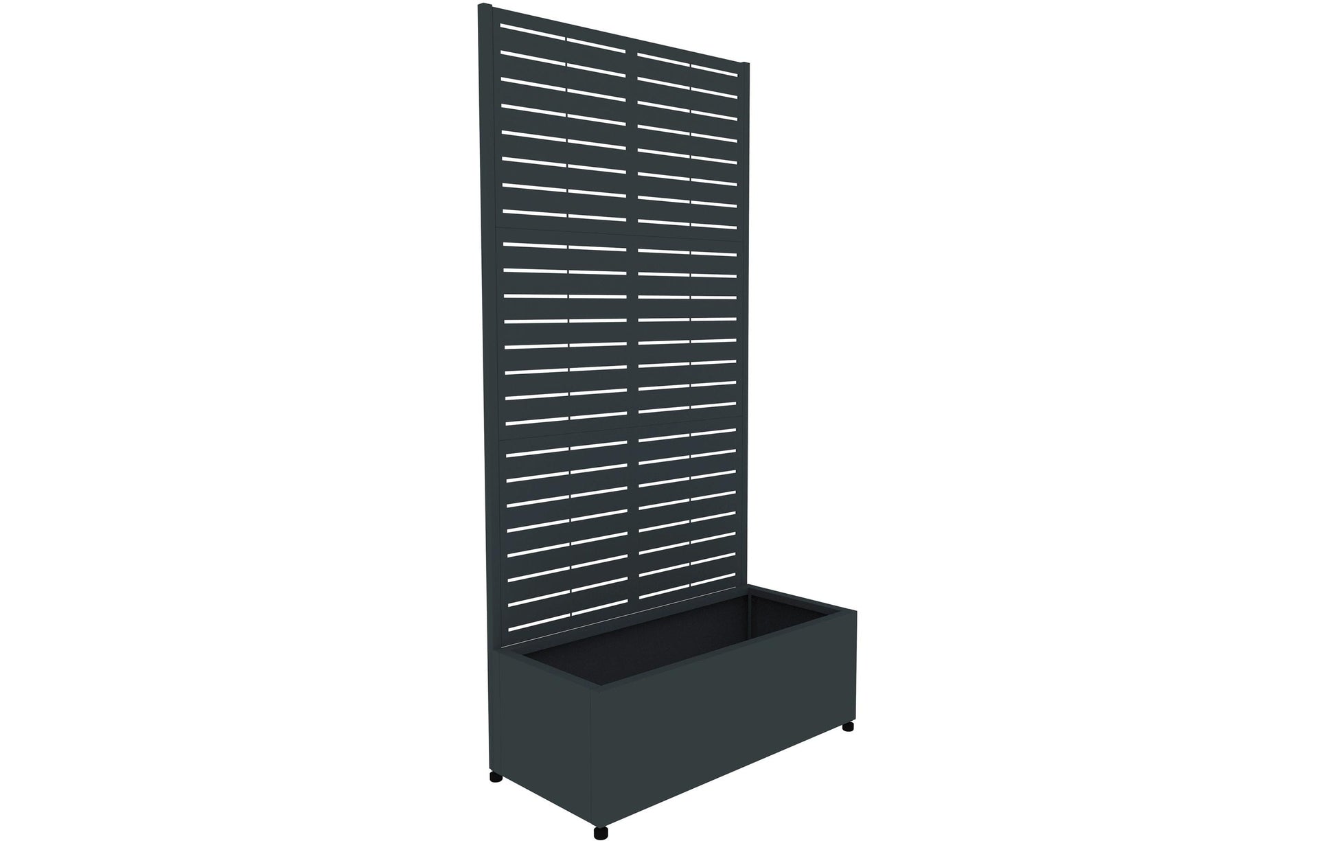 Westmann Pflanzkasten – 90 × 184 × 42,5 cm – Stahl, Anthrazit