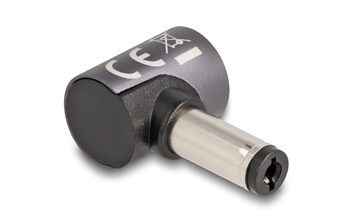 DeLOCK Adapter 5,5 × 2,1 mm zu 8-Pin – 20 V, 3 A – für Notebook – Anthrazit
