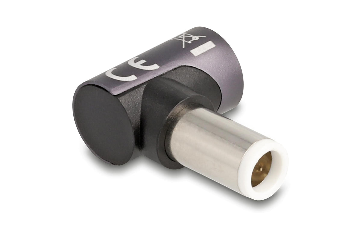 DeLOCK Adapter Dell 7,4 × 5,0 mm zu magnetischem 8-Pin – 20 V/3 A, Abgewinkelt zu Gerade – für Dell