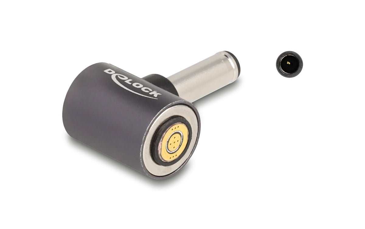 DeLOCK Adapter Dell 4,5 × 3,0 mm zu magnetischem 8‑Pin – 20 V / 3,0 A – für Dell – Anthrazit