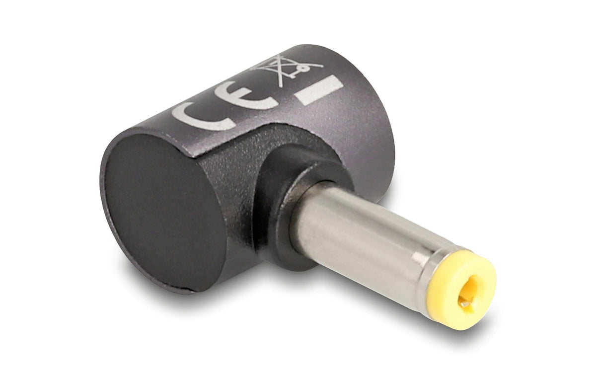 DeLOCK Adapter HP 4,8 × 1,7 mm zu 8-Pin – 20 V, 3 A – für HP 4,8 × 1,7 mm Buchse – Anthrazit