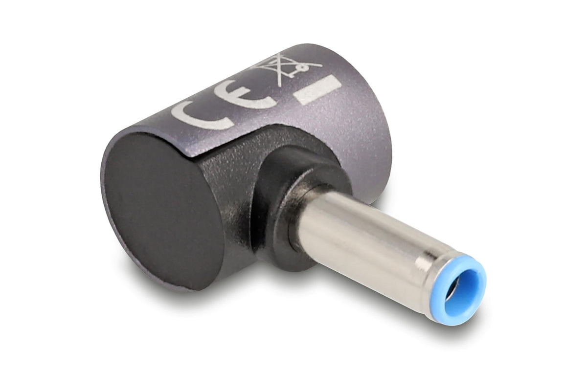DeLOCK Adapter HP 4,5 × 3,0 mm zu magnetischem 8-Pin – 20 V, 3 A – für HP-Notebooks – Anthrazit