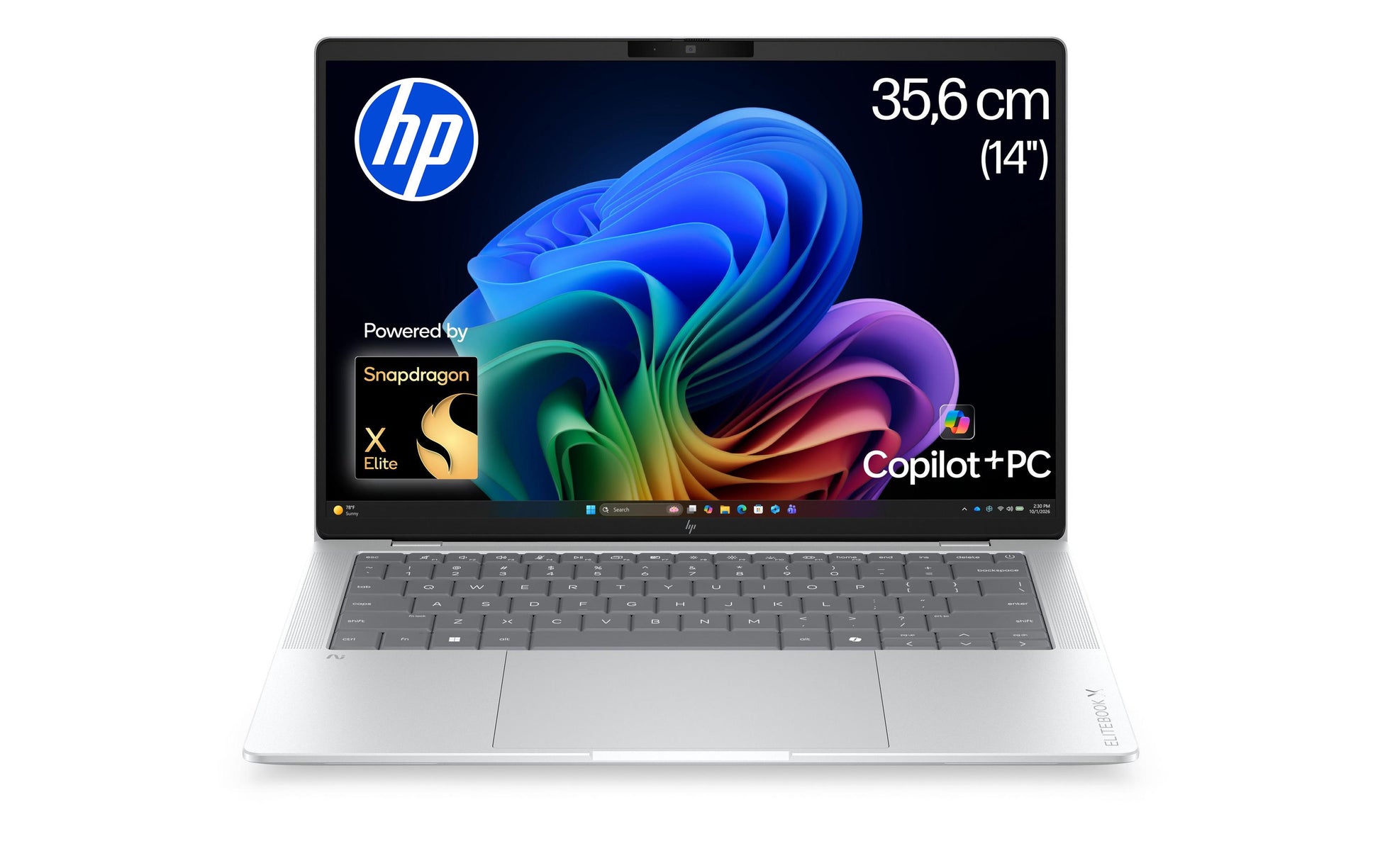 HP EB X G2q 14 – 14" WUXGA, Snapdragon X2 Elite X2E-84-100, 32 GB, 1 TB SSD, Win 11 Pro, QWERTZ (CH)