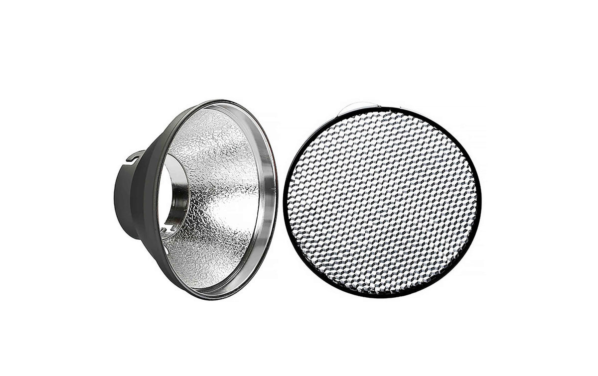 Elinchrom Q-Mount Wabengitter 180 mm, 30° – für ELB, Quadra – Grau