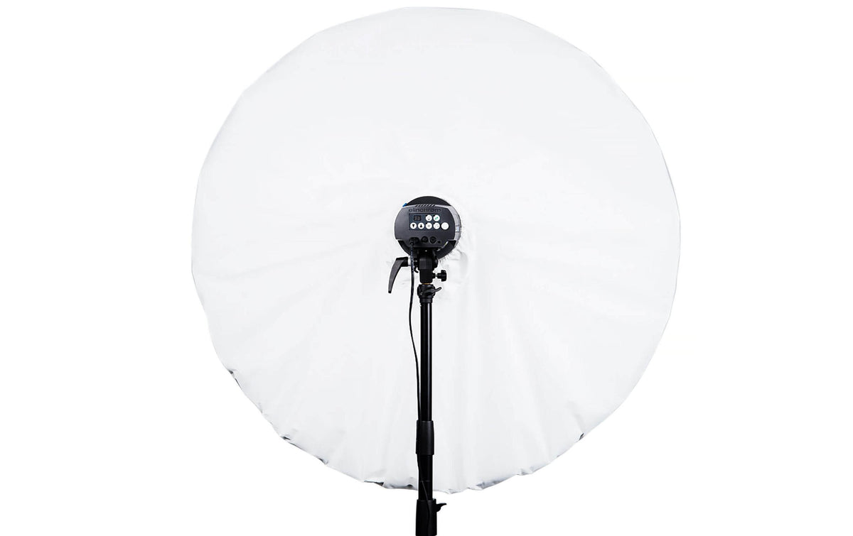 Elinchrom Umbrella Deep Schirm – 125 cm – für Elinchrom Blitzgeräte mit zentrierter Schirmhalterung – Weiss