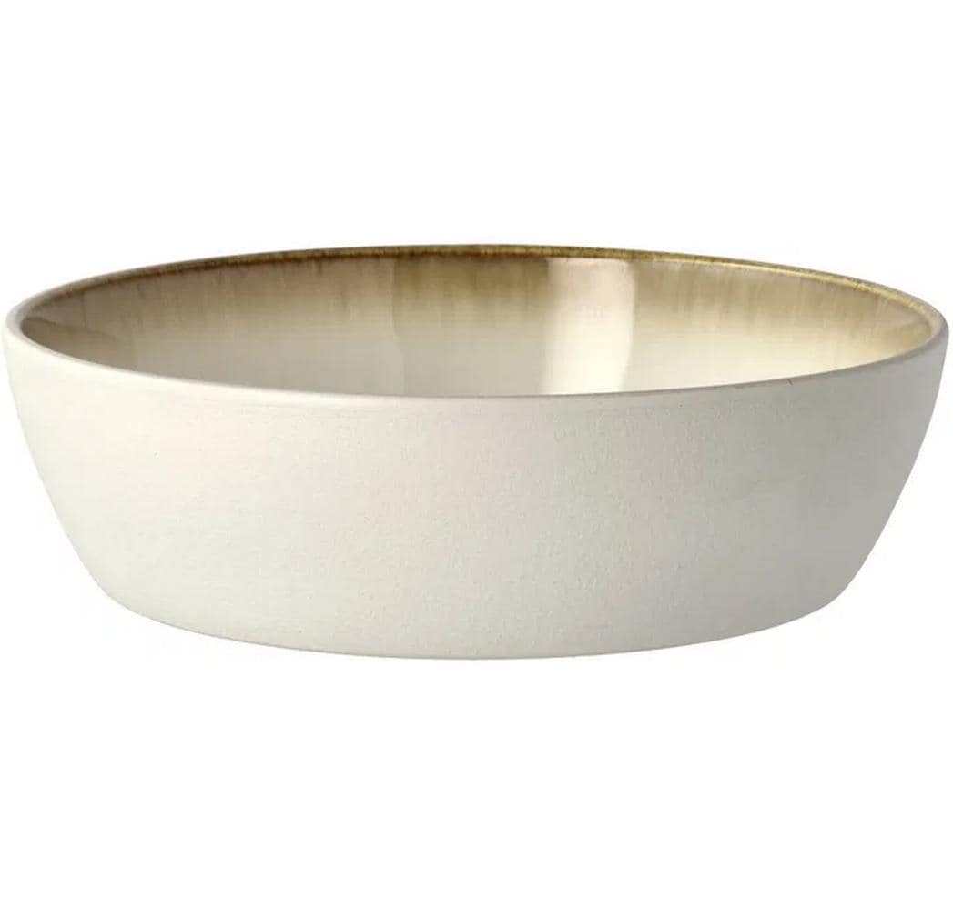 Bitz Suppenteller – 6er Set, 850 ml, Ø 18,0 cm, H 5,0 cm, Steinzeug, Beige