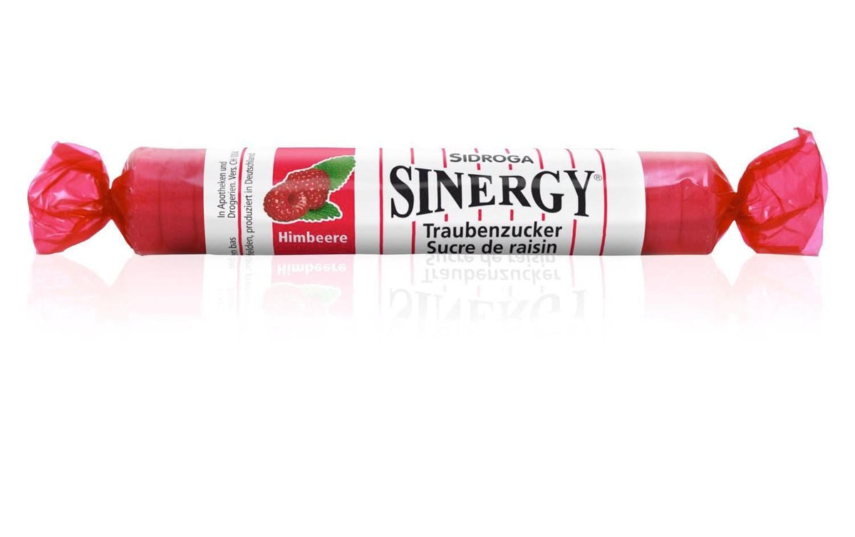 Sinergy Traubenzucker – Himbeere – 40 g
