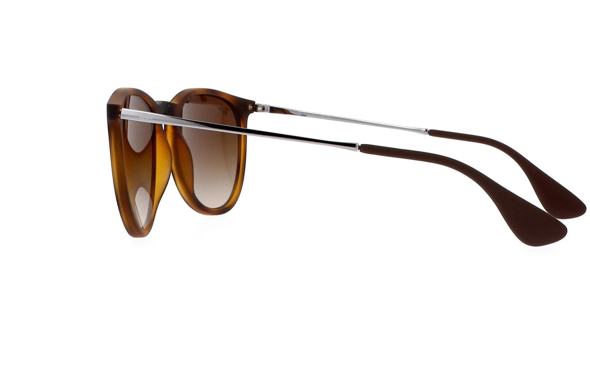 Ray-Ban ERIKA RUBBER HAVANA – Gläser braun, Verlauf, polarisiert, 100 % UV-Schutz (UVA/UVB)
