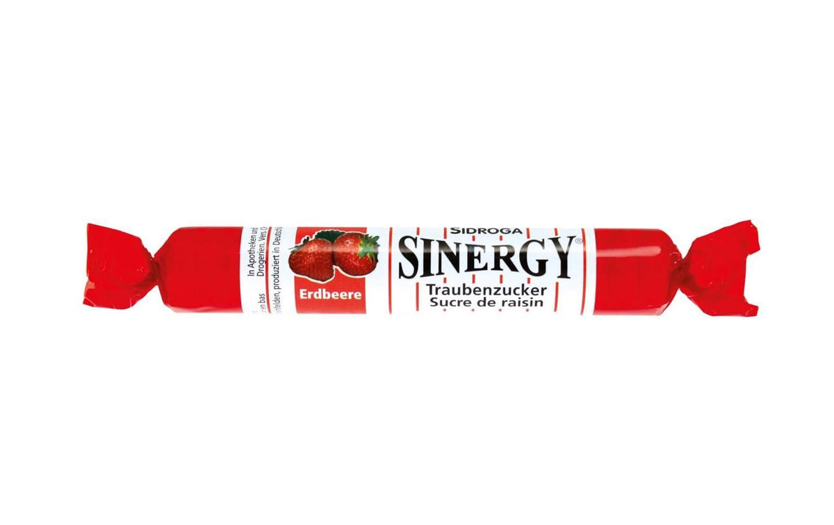 Sinergy Traubenzucker – Erdbeere – 40 g