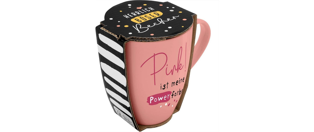Sheepworld Tasse – 350 ml, Ø 8,2 cm, H 10,7 cm, Porzellan (New Bone China), Rosa, spülmaschinenfest