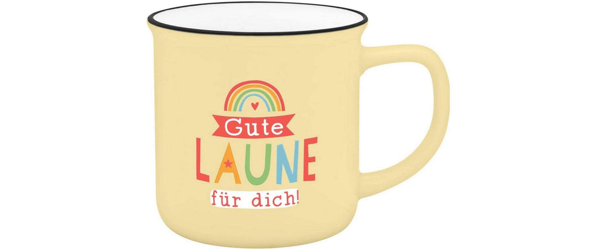 Sheepworld Universaltasse – 350 ml, Ø 9,1 cm, Porzellan (New Bone China), Gelb
