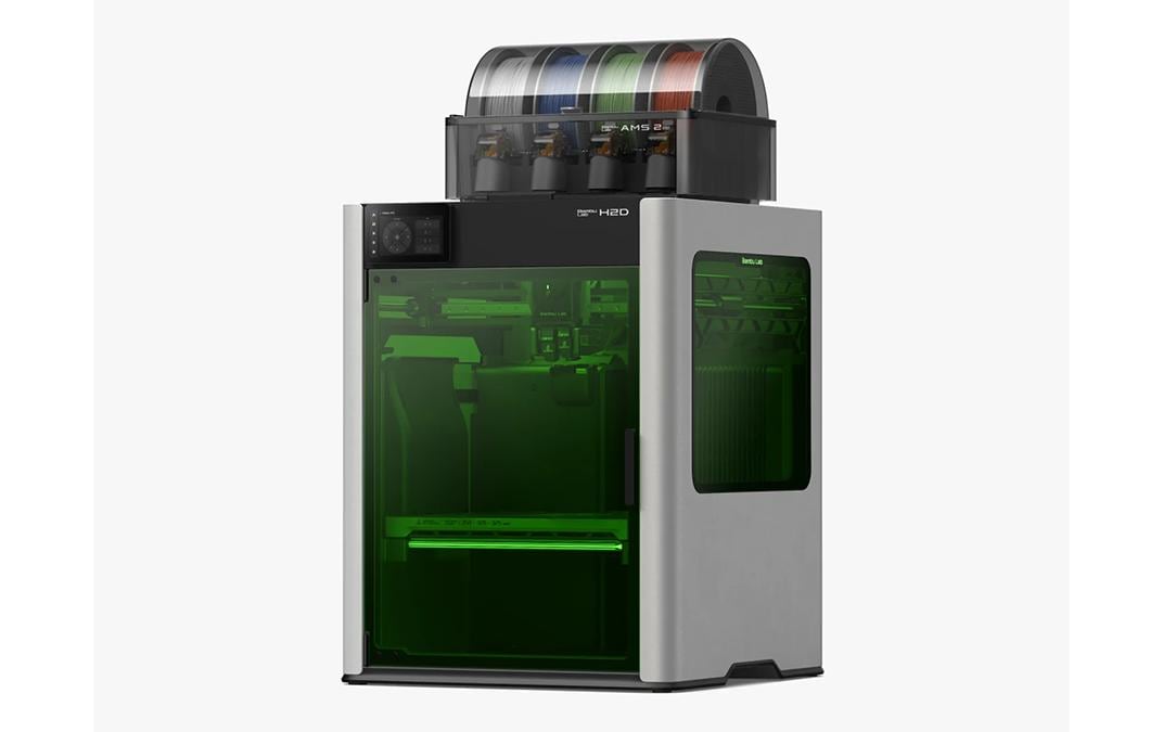 Bambu Lab H2D Laser Full Combo 40W FDM 3D-Drucker – min. Schichthöhe 0,08 mm – LAN/WLAN – inkl. CFS