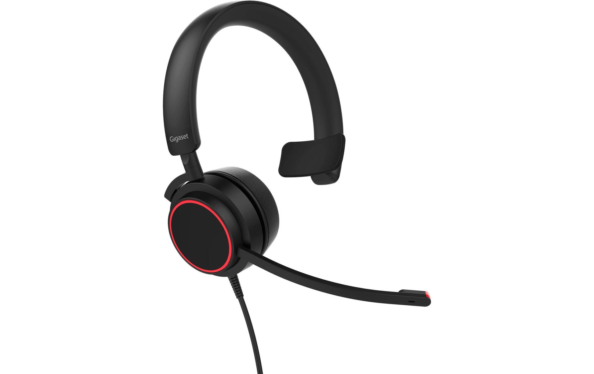 Gigaset OH31C PRO Office-Headset – On-Ear, Mono, Kabel (USB-A), für Apple MacBook und PC, Schwarz