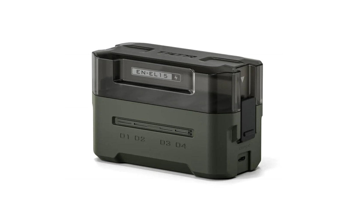 Tilta EN-EL15C Akkulader – für Nikon EN-EL15C – USB-C 45 W, 1,5 A, Display