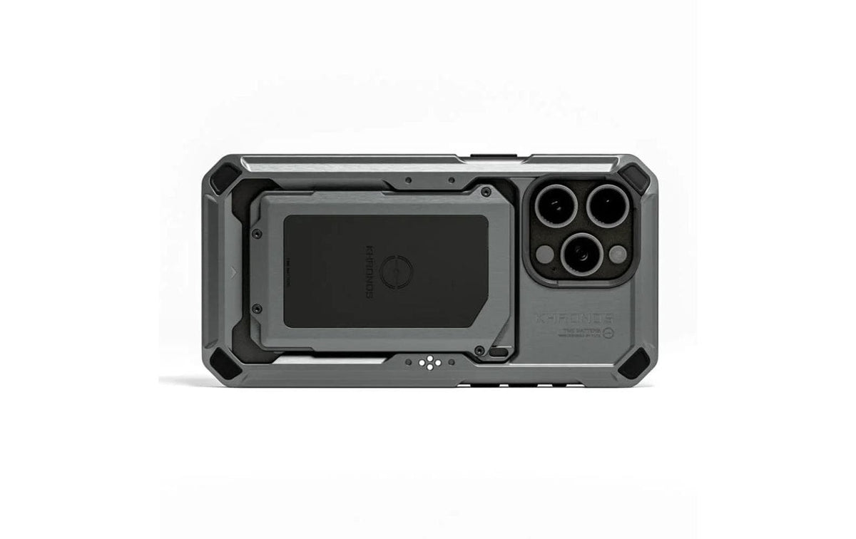 Tilta Khronos – Backcover – für Apple iPhone 15 Pro Max, Space Grau