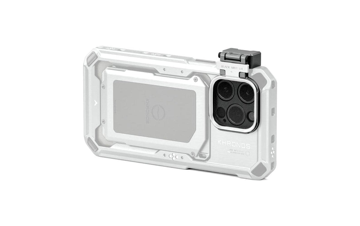 Tilta Khronos Filter Tray – Spezial-Zubehör – für iPhone 15 Pro, iPhone 15 Pro Max – 111 × 66 mm – Space Grau