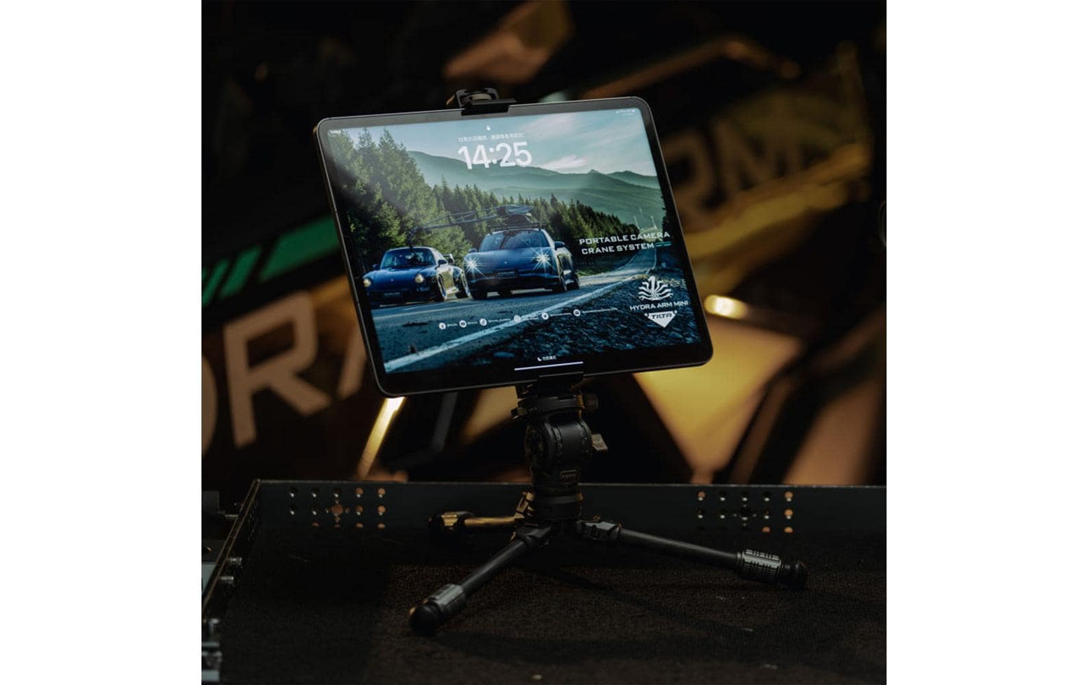 Tilta Tablet-Arm (Tischklemme) – für Tablets bis 13", drehbar, höhenverstellbar – Schwarz