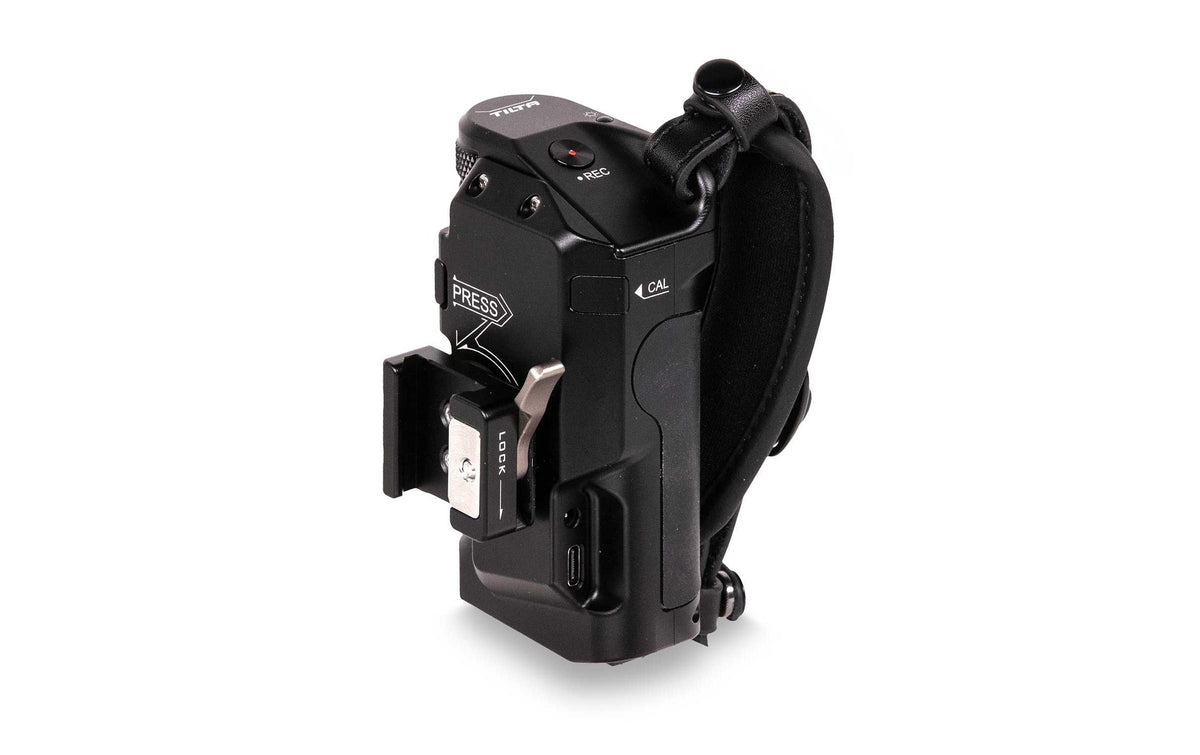 Tilta Advanced Focus Handle Typ IV Griff – 360° drehbar, Aluminium/Edelstahl – für RED Komodo