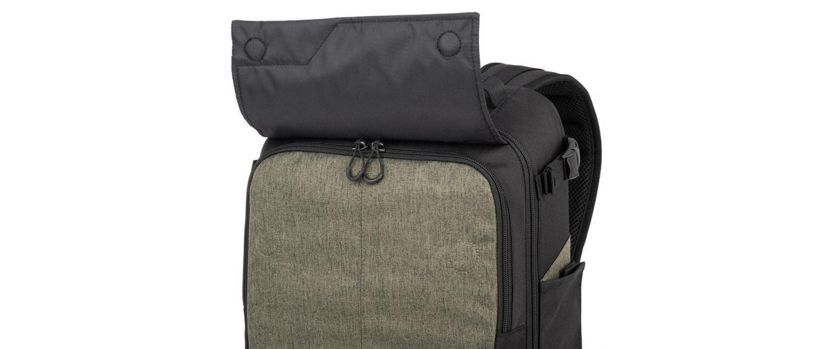 Think Tank Mirrorless Mover Kamerarucksack – 18 l, 6 Objektive, Nylon/Polyester – Grün – Regenhülle