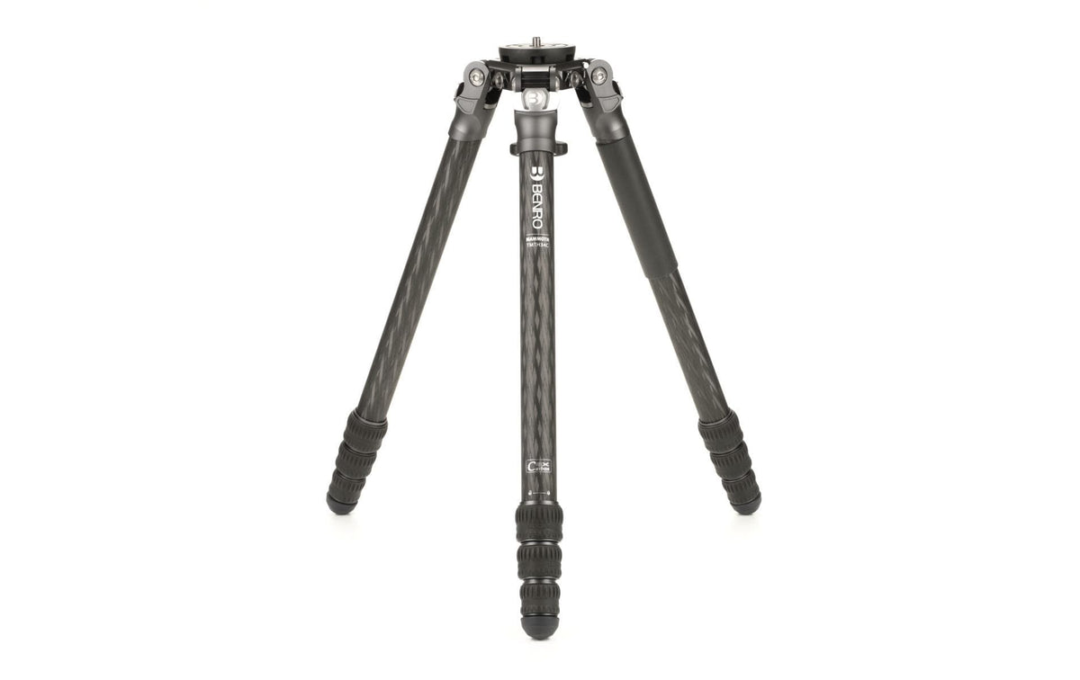 Benro TMTH34C Stativ – Carbon, 75 mm Schale, 4 Segmente – bis 152 cm – 18 kg Traglast