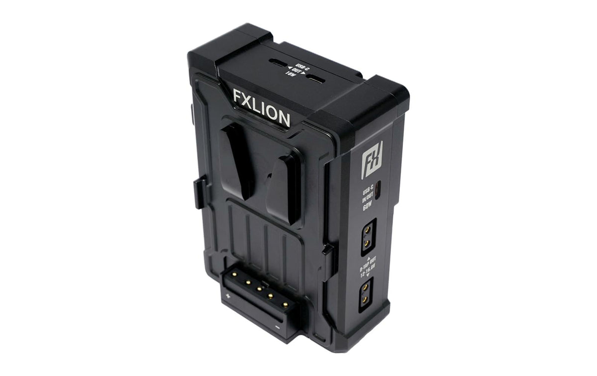 Fxlion Hot-Swap Platte – 43,2 Wh, 200 W – für V-Mount – Schwarz