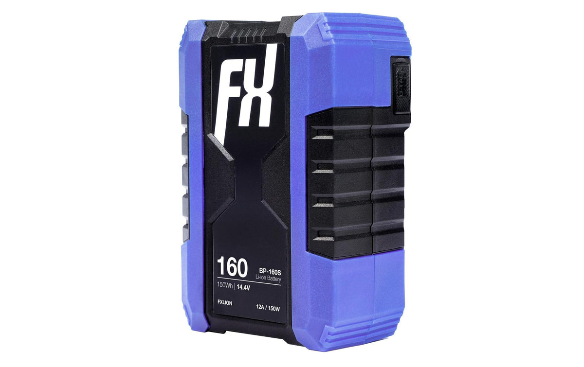 Fxlion Cool Black V-Mount Akku – 150 Wh, 14,4 V, 12 A – für V-Mount-Systeme – Schwarz