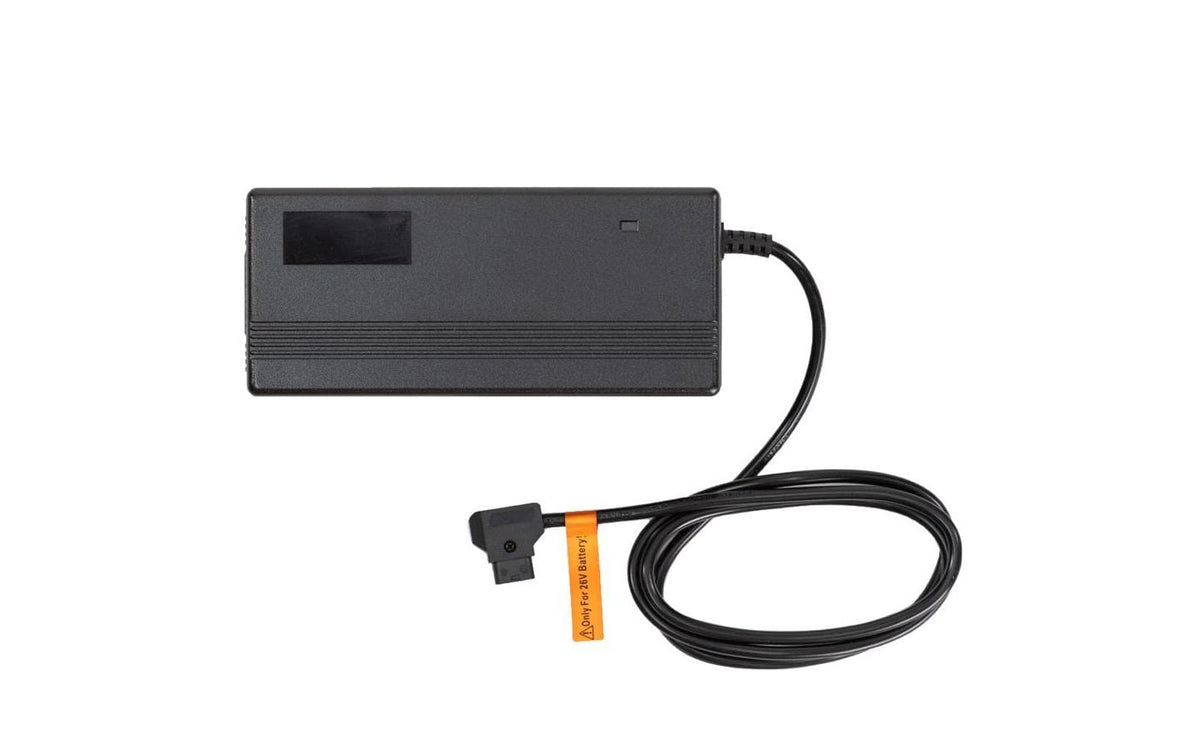 Fxlion D-Tap Charger Akkulader – für V-Mount und Gold-Mount Akkus (D-Tap), 26 V, 5 A – Schwarz