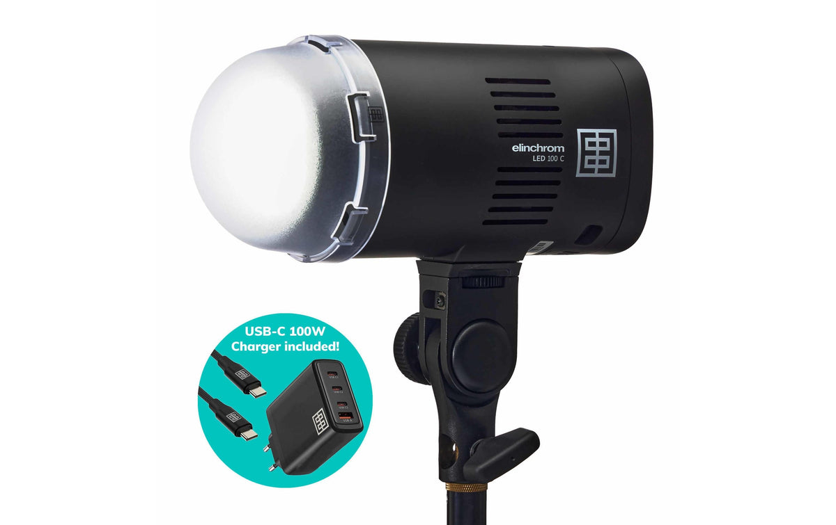 Elinchrom LED 100 C Streaming-Licht – 100 W, 2700–6500 K, dimmbar