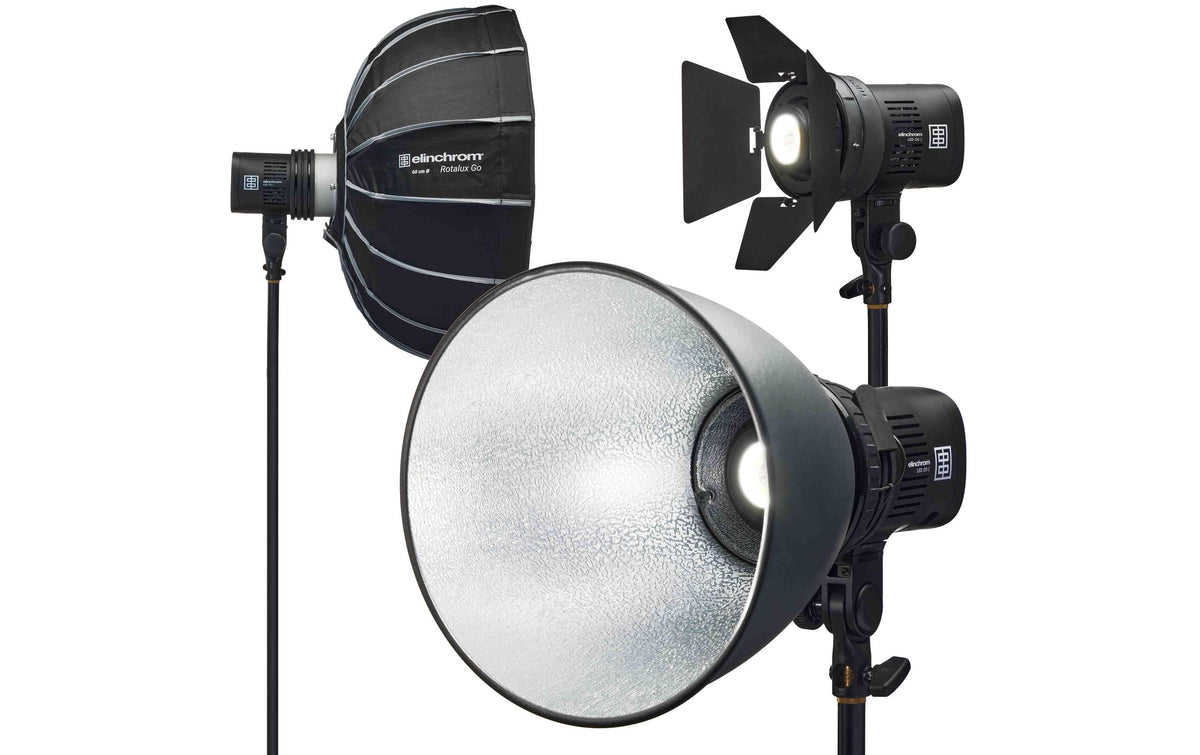 Elinchrom LED 100 C Streaming-Licht – RGB, 100 W, 2700–6500 K – für Elinchrom-Anschluss, Profoto OCF