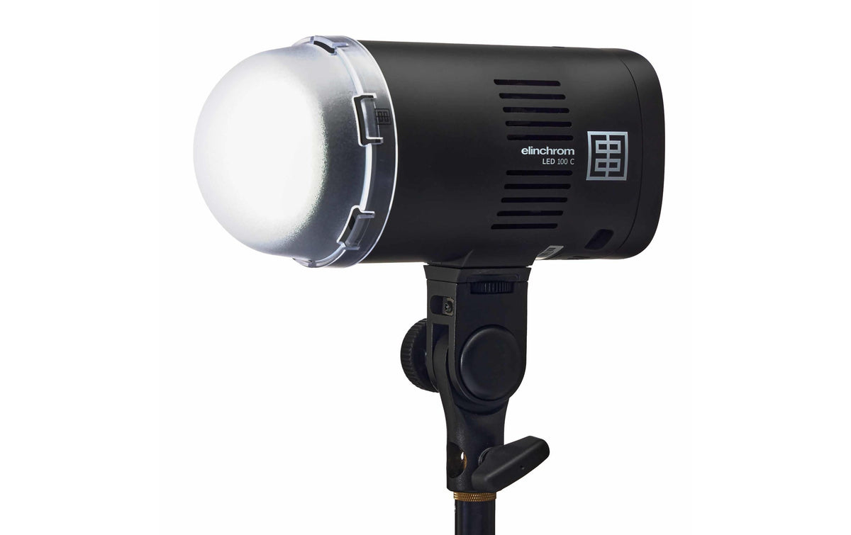 Elinchrom LED 100 C Streaming-Licht – RGB, 100 W, 2700–6500 K – für Elinchrom-Anschluss, Profoto OCF