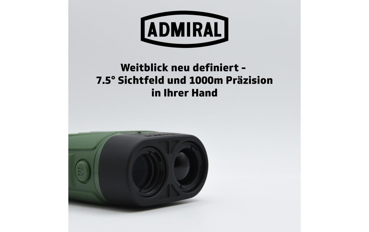 Admiral Sportswear Admiral – Laserentfernungsmesser Range Pro 1000 – 1000 m, ±500 mm