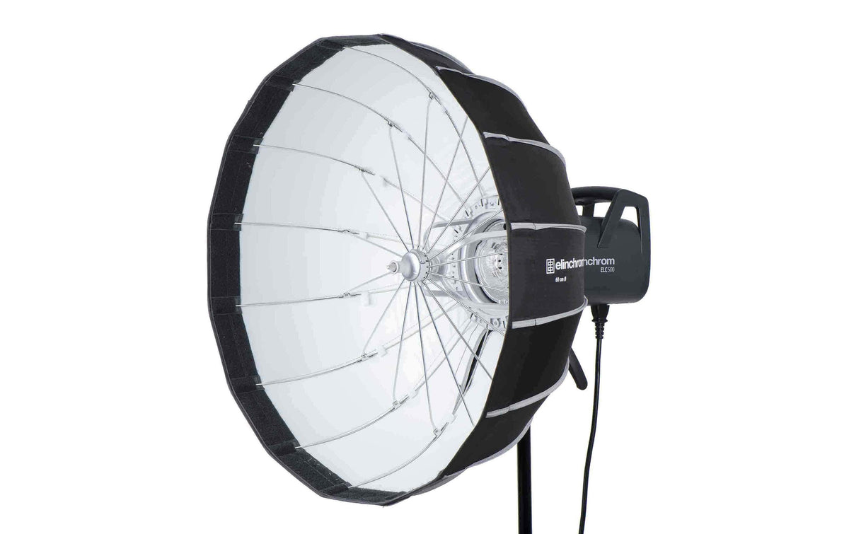 Elinchrom Rotalux Go Adapter – Ø 150 mm, Aluminium, 260 g – für Elinchrom-Bajonett (ausser RQ und ELB) – Silber