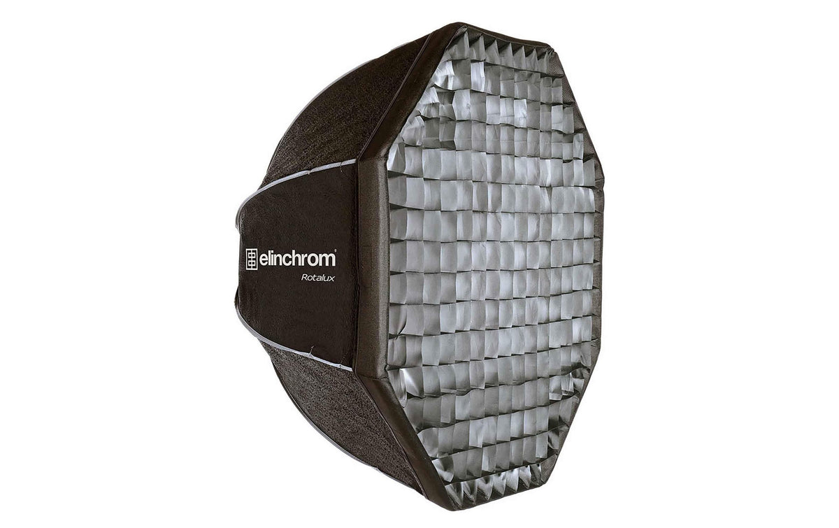 Elinchrom Rotagrid Octa 135 Softbox – Achteck, 135 cm – für Elinchrom Rotalux Octa 135 cm – Schwarz