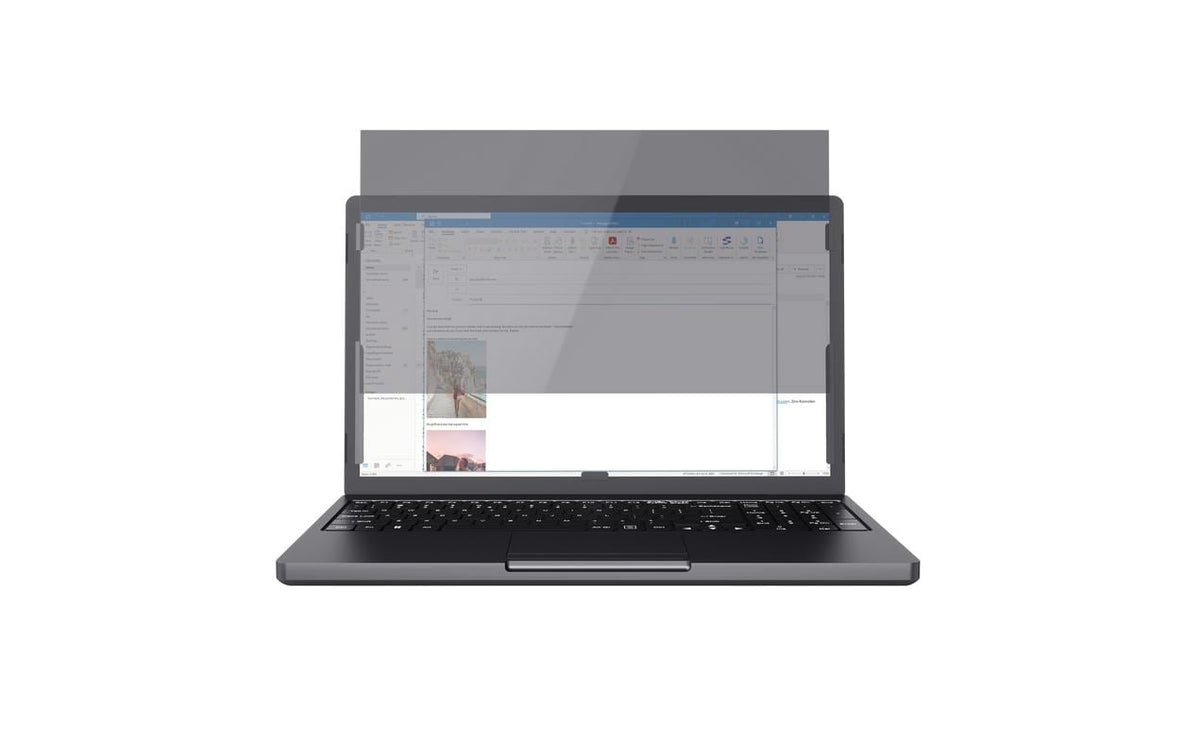 Trust Blickschutzfilter für Laptop 15,6", 16:9 – 344 × 194 mm, Blickschutz von allen 4 Seiten