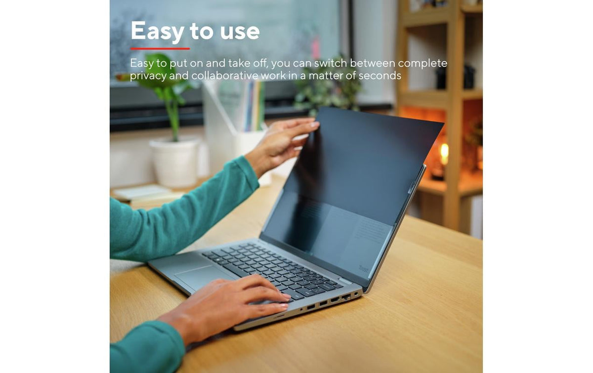 Trust Blickschutzfilter für Laptop 14", 16:9 – 310 × 174 mm, Blickschutz von allen 4 Seiten