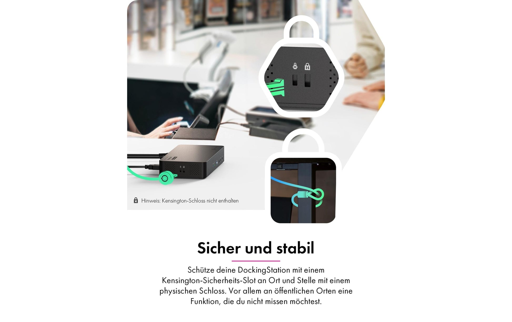 RaidSonic ICY BOX IB-DK2255AC Dockingstation – USB-C, 2× DP, 2× HDMI, 5× USB-A, 2× USB-C, 135 W PD, GbE