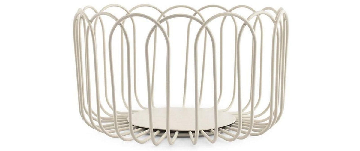 Ona Obstschale – Ø 19,0 cm, H 11,0 cm, Eisen, Grau