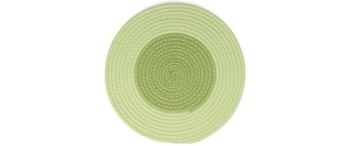 Ona Tischset – 35×35 cm, Baumwolle, Grün, Piff