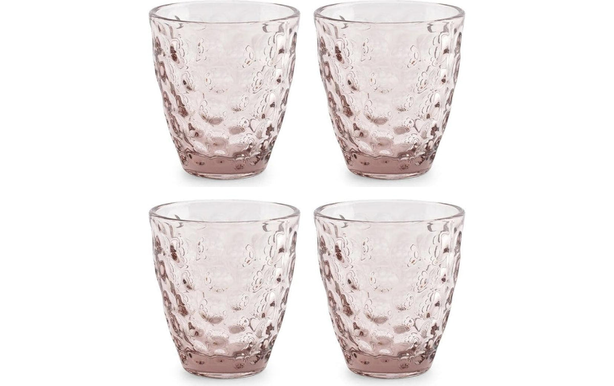 Ona Trinkglas – 220 ml, Ø 8,7 cm, Glas, Rosa, spülmaschinenfest