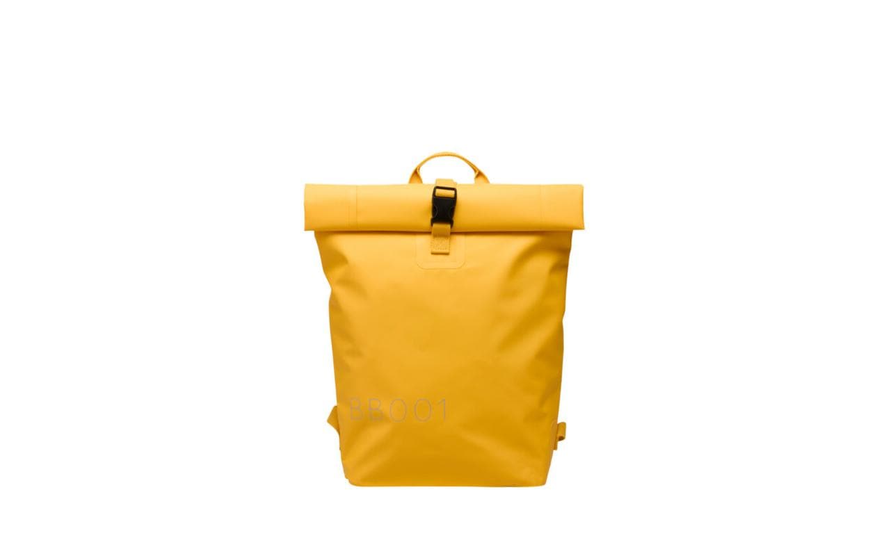 Baybags City-Rucksack – 14 l, wasserabweisend, Baumwolle – Gelb