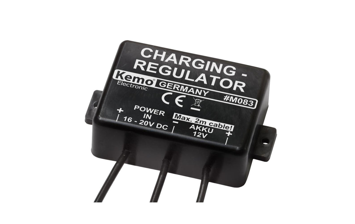 Kemo M083 DC/DC-Wandler – 12–14,2 V Ausgang, 1500 W, 16–20 V Eingang, für 12 V Bleiakkus, 110×120×40 mm
